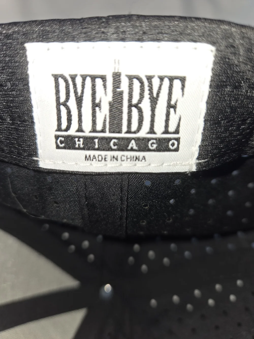 Chicago Illinois Patch Baseball Cap - Black